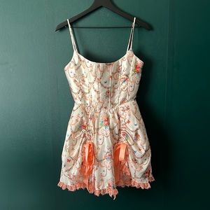Sugar Thrillz Renaissance Floral Corset Dress